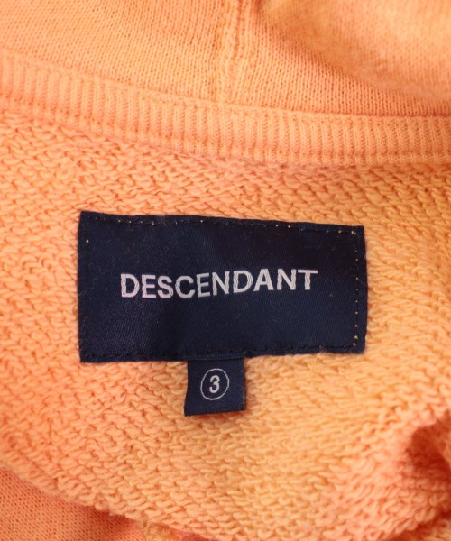 DESCENDANT（ディセンダント）パーカー オレンジ サイズ:3(L位) メンズ