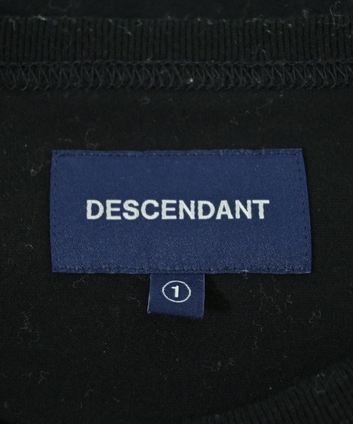 DESCENDANT（ディセンダント）Tシャツ・カットソー 黒 サイズ:1(S位) メンズ/2200554826011