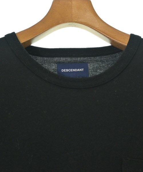 DESCENDANT（ディセンダント）Tシャツ・カットソー 黒 サイズ:1(S位) メンズ/2200554826011