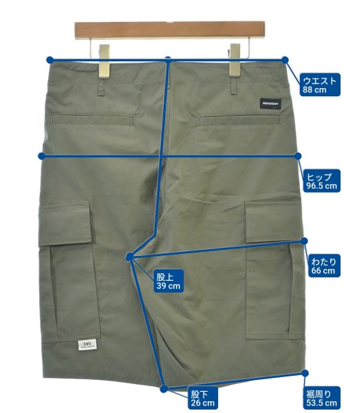 DESCENDANT（ディセンダント）ショートパンツ カーキ サイズ:3(L位) メンズ/2200553478174