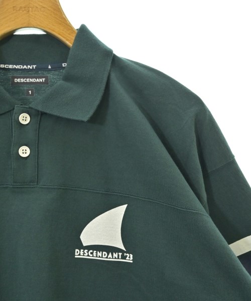 DESCENDANT（ディセンダント）ポロシャツ 緑 サイズ:1(S位) メンズ/2200559724039