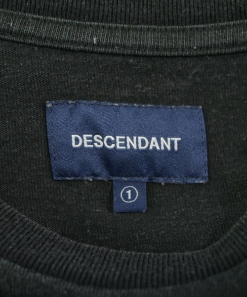 DESCENDANT（ディセンダント）Tシャツ・カットソー 黒 サイズ:1(S位) メンズ/2200635250049
