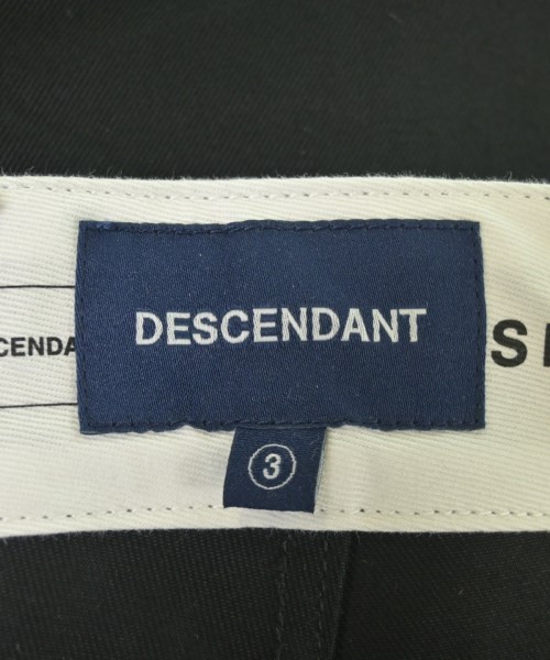 DESCENDANT（ディセンダント）チノパン 黒 サイズ:3(L位) メンズ/2200637345026