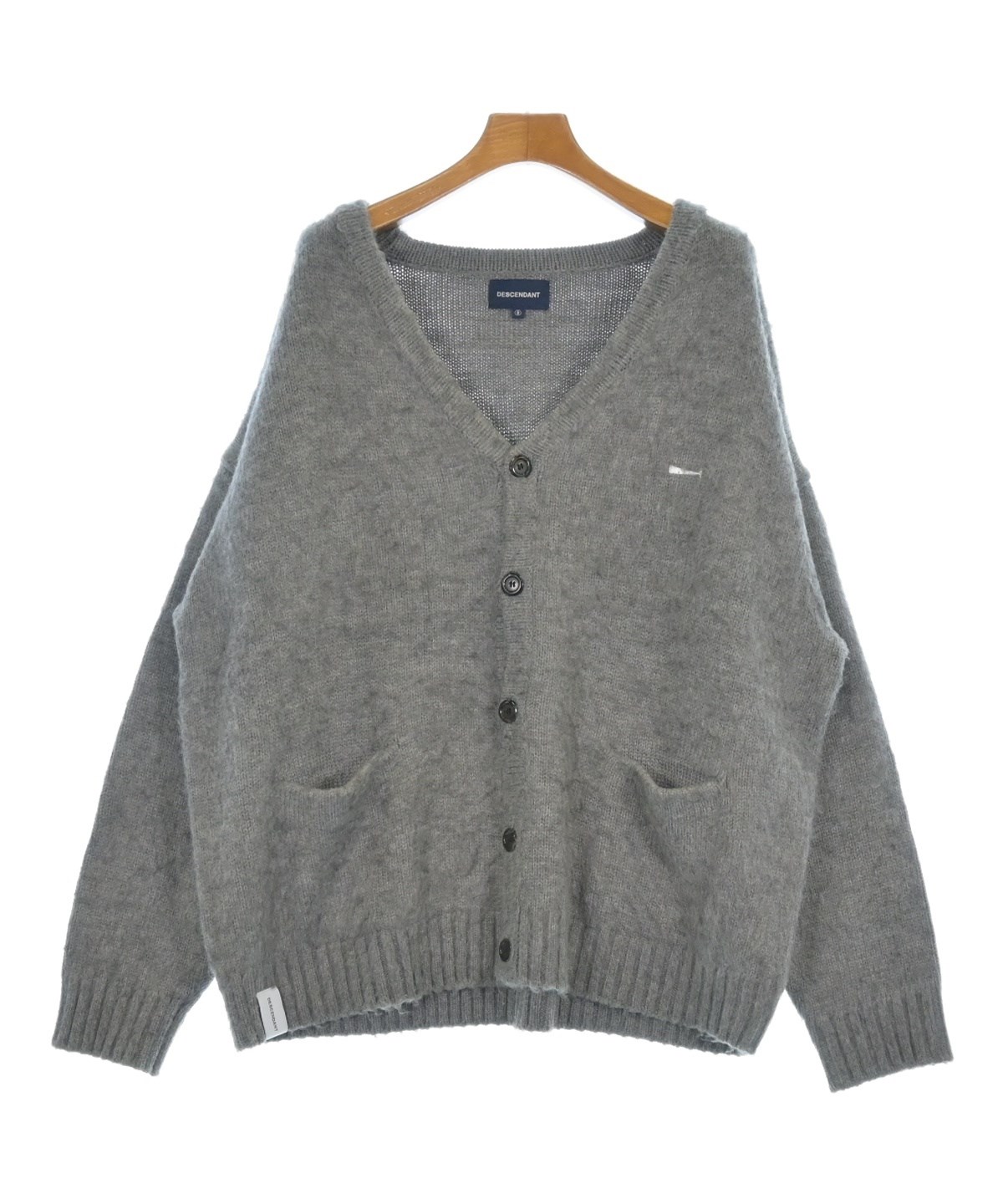 DESCENDANT（ディセンダント）カーディガン グレー サイズ:3(L位