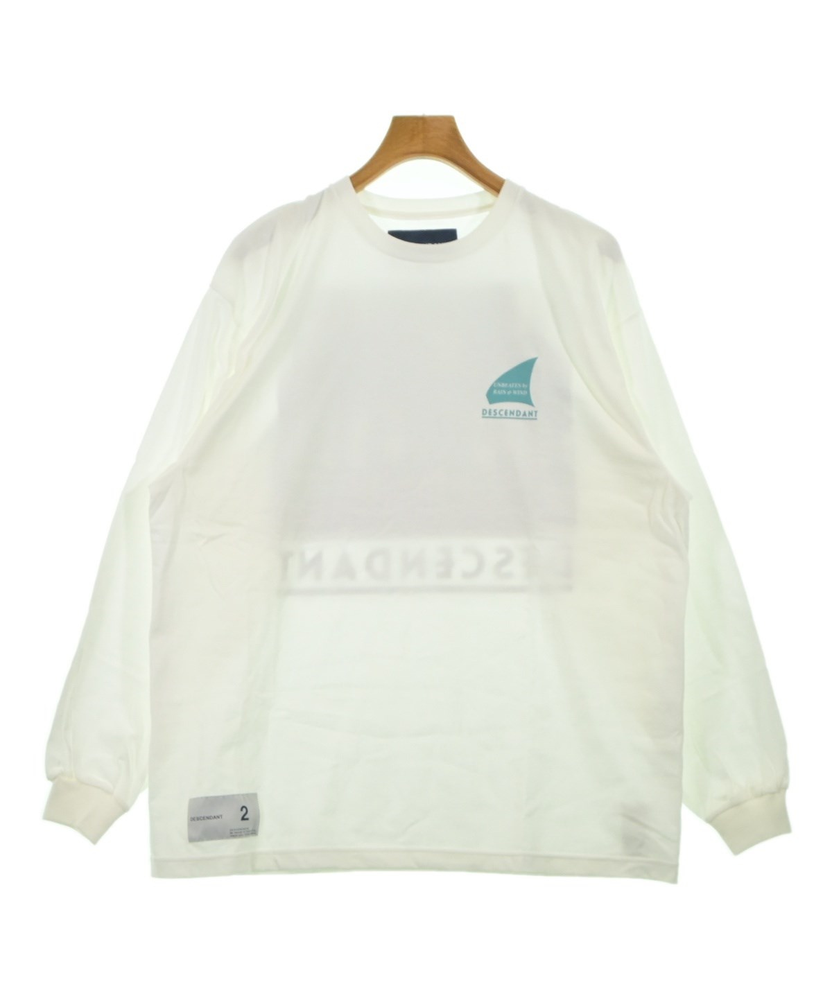 descendant ディセンダント　カットソー　ロンT DESCENDANT（ディセンダント）Tシャツ・カットソー 白 サイズ:2(M位