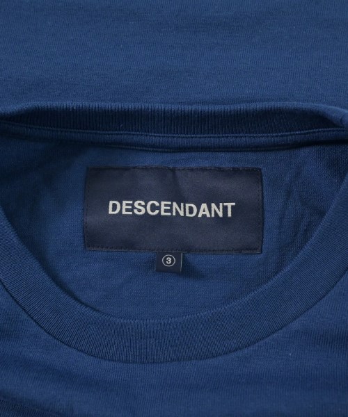 DESCENDANT（ディセンダント）Tシャツ・カットソー 青 サイズ:3(L位) メンズ/2200628582010