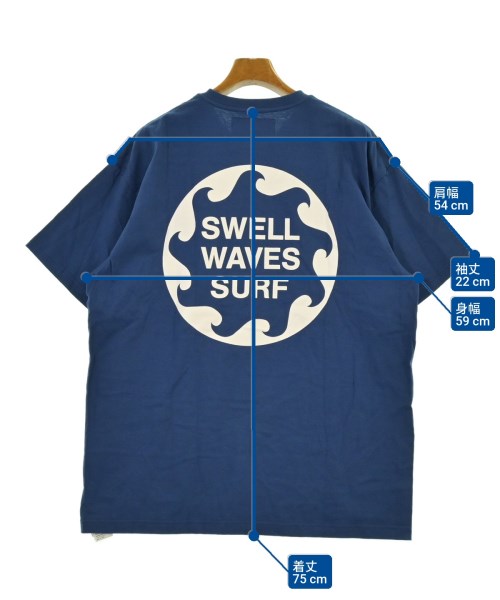 DESCENDANT（ディセンダント）Tシャツ・カットソー 青 サイズ:3(L位) メンズ/2200628582010