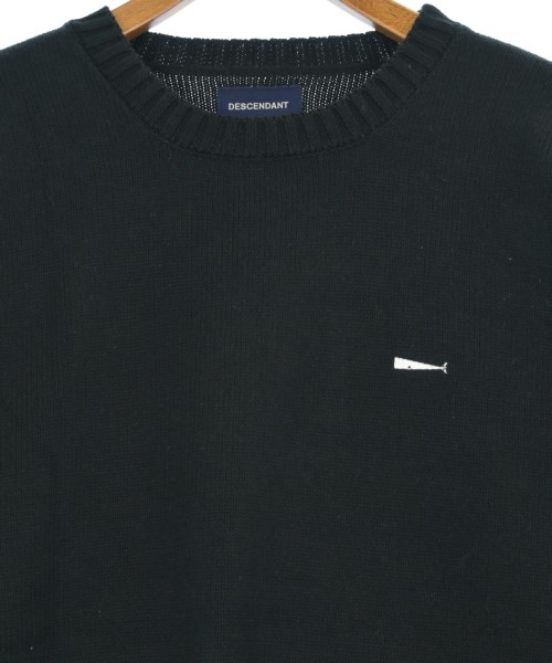 DESCENDANT（ディセンダント）ニット・セーター 黒 サイズ:3(L位) メンズ/2200626328108