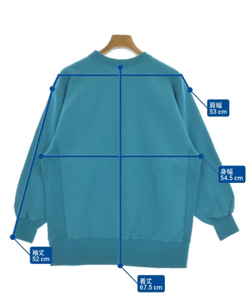 DESCENDANT（ディセンダント）スウェット 青 サイズ:1(S位) メンズ/2200642446015