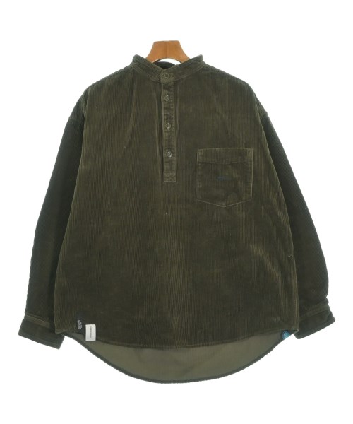 DESCENDANT(ディセンダント)カジュアルシャツ カーキ サイズ:3(L位)/2200643890053