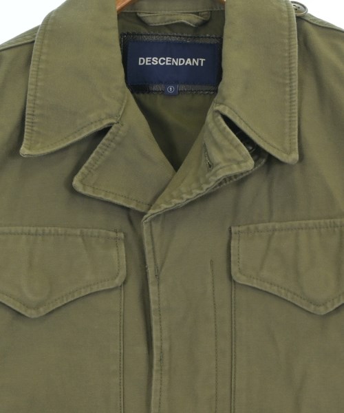 DESCENDANT（ディセンダント）ミリタリーブルゾン カーキ サイズ:1(S位) メンズ/2200644041010
