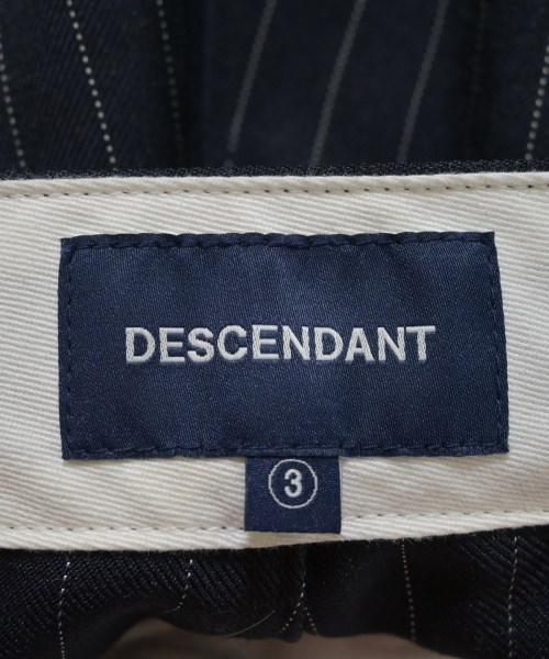 DESCENDANT（ディセンダント）スラックス 紺 サイズ:3(L位) メンズ/2200644111027