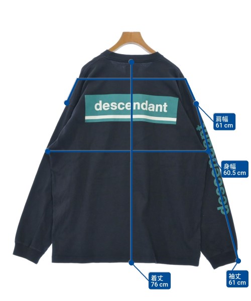 DESCENDANT（ディセンダント）Tシャツ・カットソー 黒 サイズ:4(XL位) メンズ/2200536636171