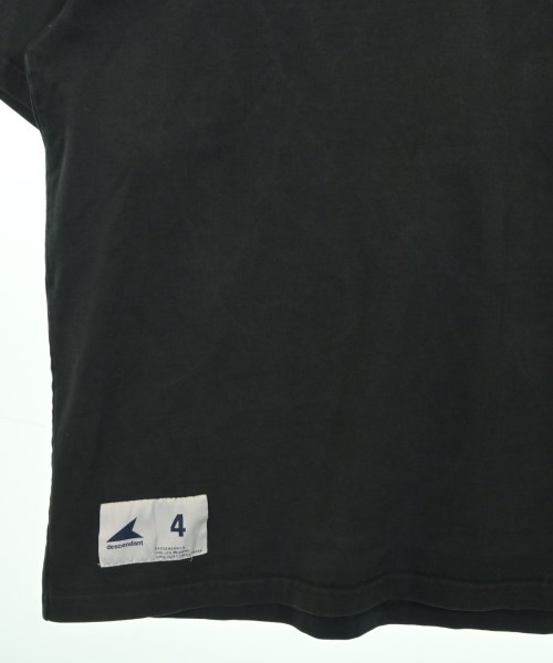 DESCENDANT（ディセンダント）Tシャツ・カットソー 黒 サイズ:4(XL位) メンズ/2200536636195