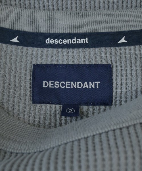 DESCENDANT（ディセンダント）Tシャツ・カットソー グレー サイズ:2(M位) メンズ/2200538144186