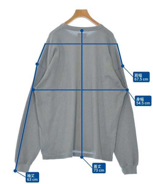 DESCENDANT（ディセンダント）Tシャツ・カットソー グレー サイズ:2(M位) メンズ/2200538144186