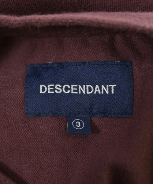 DESCENDANT（ディセンダント）Tシャツ・カットソー 赤 サイズ:3(L位) メンズ/2200540606023