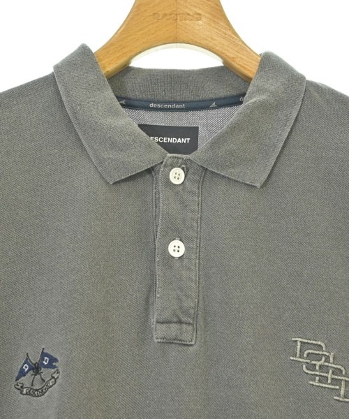 DESCENDANT（ディセンダント）ポロシャツ グレー サイズ:4(XL位) メンズ/2200540606047