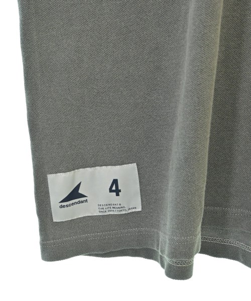 DESCENDANT（ディセンダント）ポロシャツ グレー サイズ:4(XL位) メンズ/2200540606047