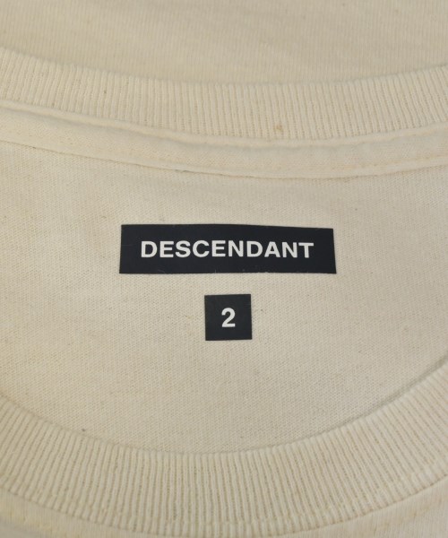 DESCENDANT（ディセンダント）Tシャツ・カットソー ベージュ サイズ:2(M位) メンズ/2200541225230