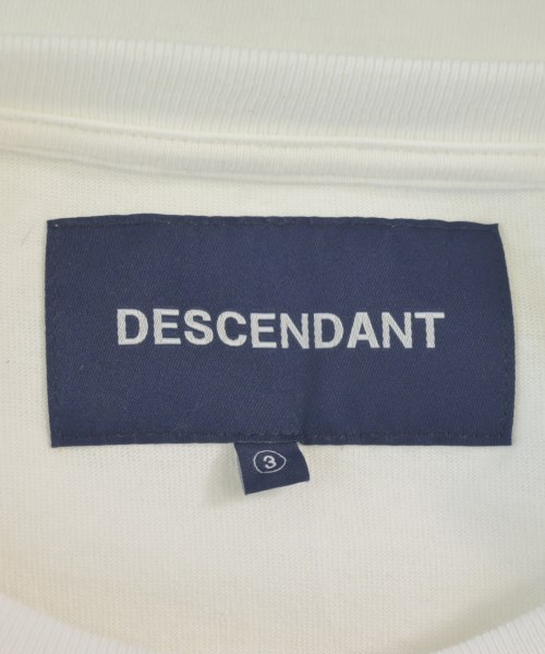 DESCENDANT（ディセンダント）Tシャツ・カットソー 白 サイズ:3(L位) メンズ/2200541225308
