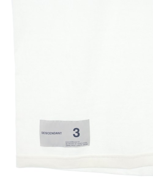DESCENDANT（ディセンダント）Tシャツ・カットソー 白 サイズ:3(L位) メンズ/2200541225308