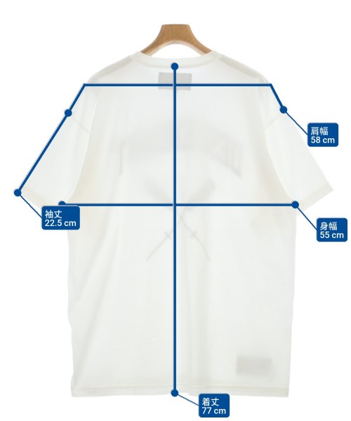 DESCENDANT（ディセンダント）Tシャツ・カットソー 白 サイズ:3(L位) メンズ/2200541225308