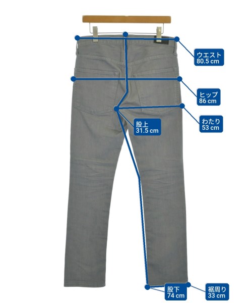 DESCENDANT（ディセンダント）デニムパンツ グレー サイズ:2(M位) メンズ/2200539211078