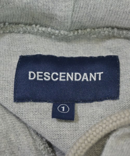 DESCENDANT（ディセンダント）パーカー グレー サイズ:1(S位) メンズ/2200545786331