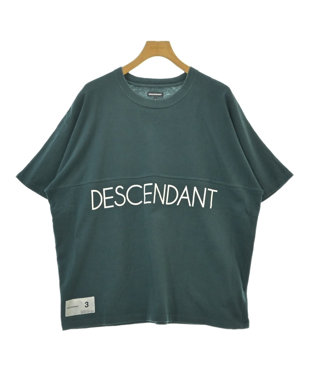 DESCENDANT カットソー DESCENDANT（ディセンダント）Tシャツ・カットソー 緑 サイズ:3(L位