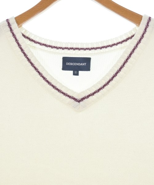 DESCENDANT（ディセンダント）ベスト 白 サイズ:3(L位) メンズ/2200550903129