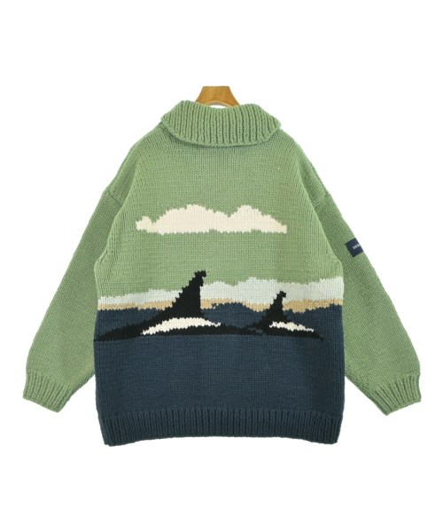 DESCENDANT（ディセンダント）カーディガン 緑 サイズ:3(L位) メンズ/2200623266014