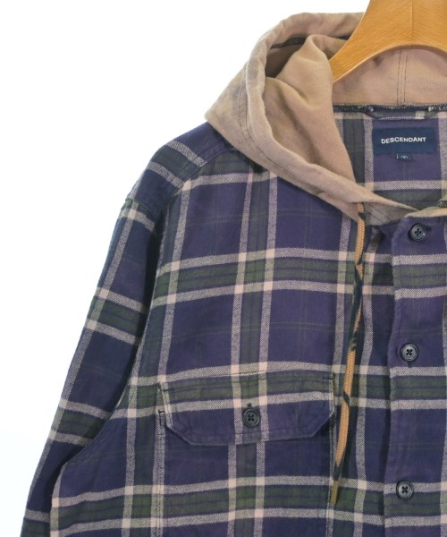 DESCENDANT（ディセンダント）カジュアルシャツ 紫 サイズ:3(L位) メンズ/2200623277041