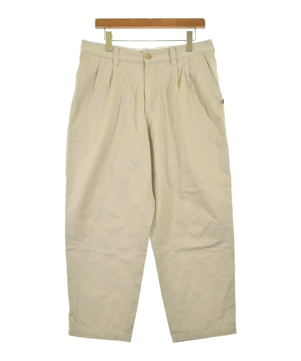 DESCENDANT チノパン ベージュ プリーツ入り 中古・古着通販】DESCENDANT (ディセンダント) チノパン ベージュ