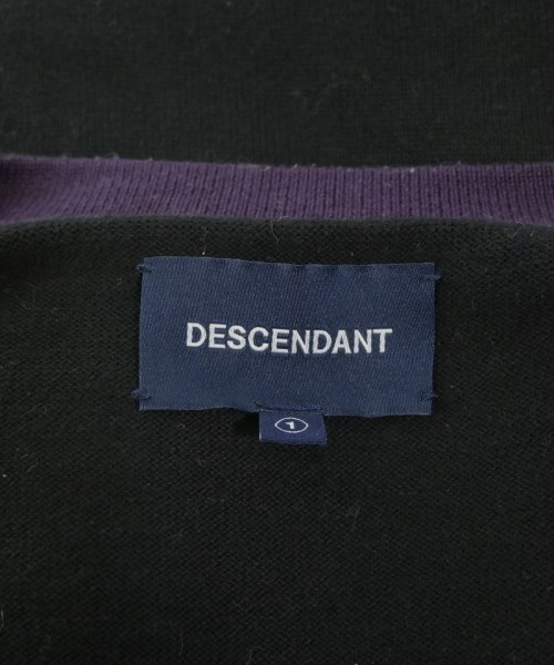 DESCENDANT（ディセンダント）カーディガン 黒 サイズ:1(S位) メンズ/2200625091119