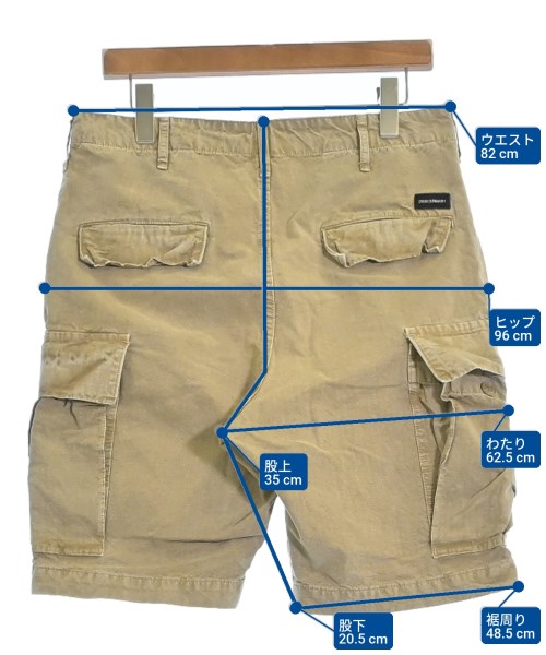 DESCENDANT（ディセンダント）ショートパンツ ベージュ サイズ:2(M位) メンズ/2200625705047