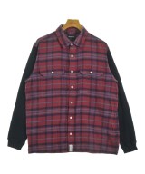 DESCENDANT（ディセンダント）カジュアルシャツ 赤 サイズ:2(M位) メンズ/2200625705054