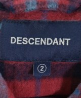 DESCENDANT（ディセンダント）カジュアルシャツ 赤 サイズ:2(M位) メンズ/2200625705054