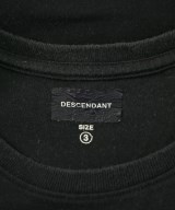 DESCENDANT（ディセンダント）Tシャツ・カットソー 黒 サイズ:3(L位) メンズ/2200626592042