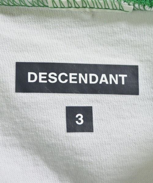 DESCENDANT（ディセンダント）Tシャツ・カットソー 白 サイズ:3(L位) メンズ/2200627827082