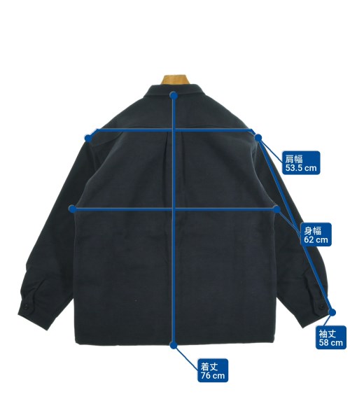 DESCENDANT（ディセンダント）カジュアルシャツ 紺 サイズ:2(M位) メンズ/2200629768031