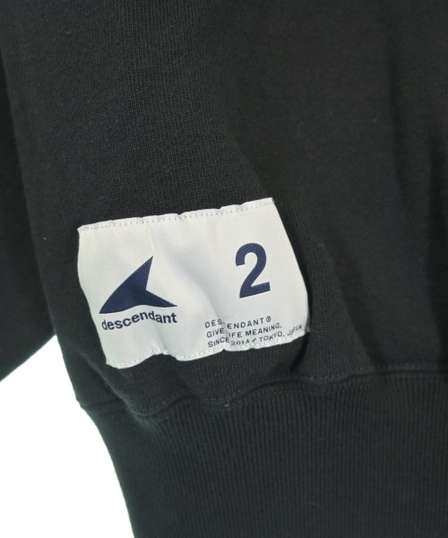 DESCENDANT（ディセンダント）スウェット 黒 サイズ:2(M位) メンズ/2200629768062