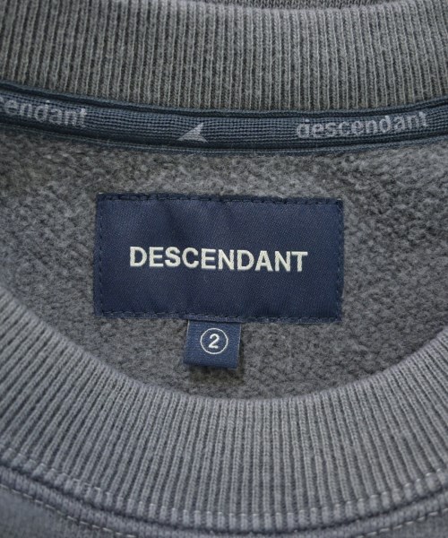 DESCENDANT（ディセンダント）スウェット グレー サイズ:2(M位) メンズ/2200629768079