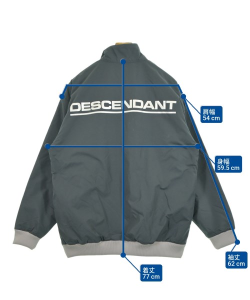 DESCENDANT（ディセンダント）ブルゾン 青 サイズ:3(L位) メンズ/2200629768093