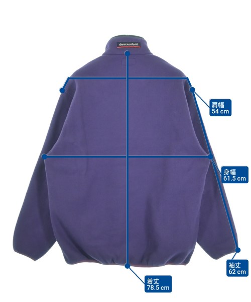 DESCENDANT（ディセンダント）スウェット 紫 サイズ:3(L位) メンズ/2200629768116