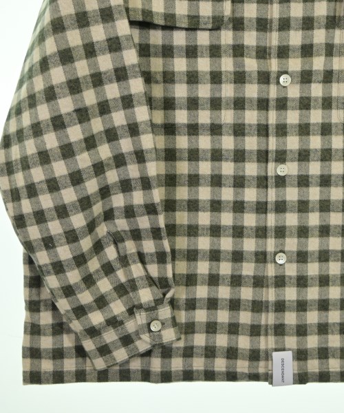 DESCENDANT（ディセンダント）カジュアルシャツ ベージュ サイズ:3(L位) メンズ/2200629768147