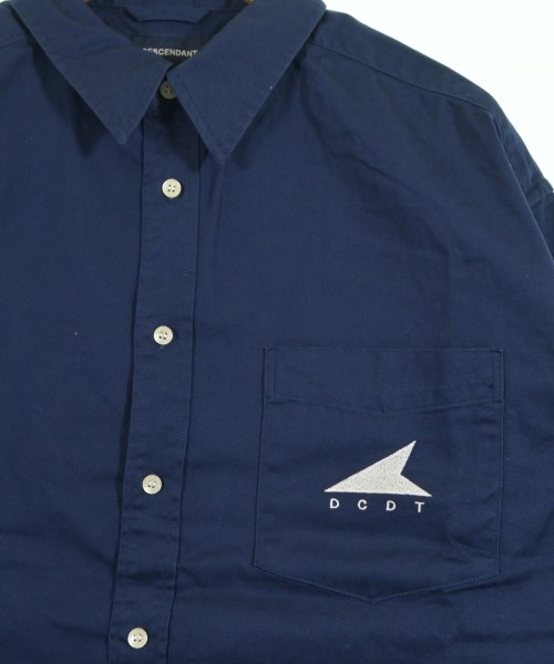DESCENDANT（ディセンダント）カジュアルシャツ 紺 サイズ:2(M位) メンズ/2200629768161