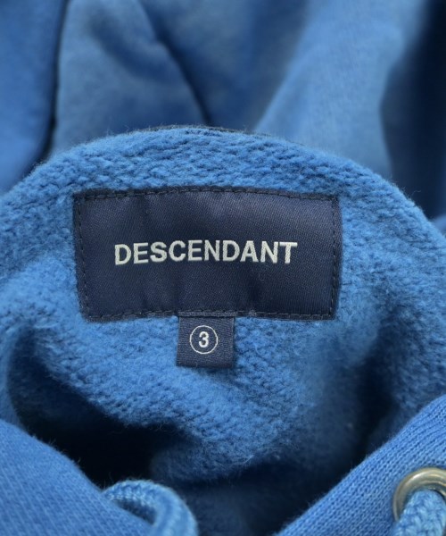 DESCENDANT（ディセンダント）パーカー 青 サイズ:3(L位) メンズ/2200629768178
