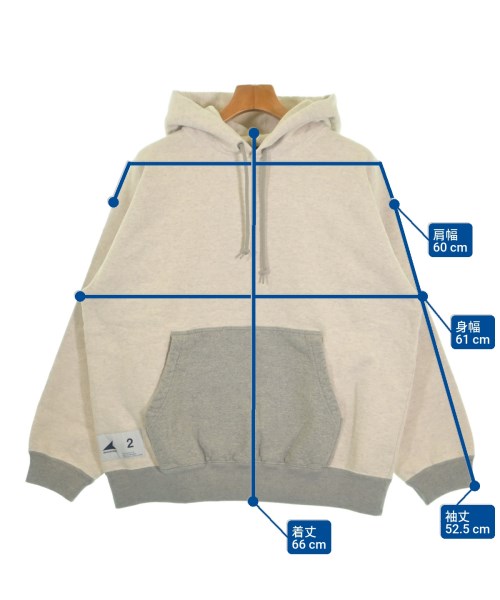 DESCENDANT（ディセンダント）パーカー ベージュ サイズ:2(M位) メンズ/2200629768215