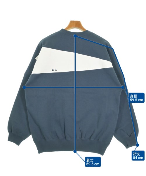 DESCENDANT（ディセンダント）スウェット 紺 サイズ:2(M位) メンズ/2200629768222